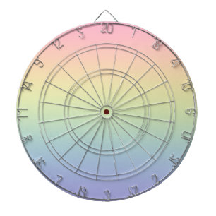 Cible De Fléchettes Pastel Rainbow