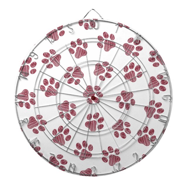 Cible De Fléchettes Patrouilles de Doodle, Paws de Chien, Paws De Bour (Devant)