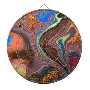 Cible De Fléchettes pattern abstract brown
