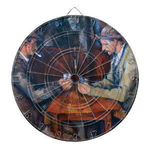 Cible De Fléchettes Paul Cezanne - Les Joueurs De Cartes
