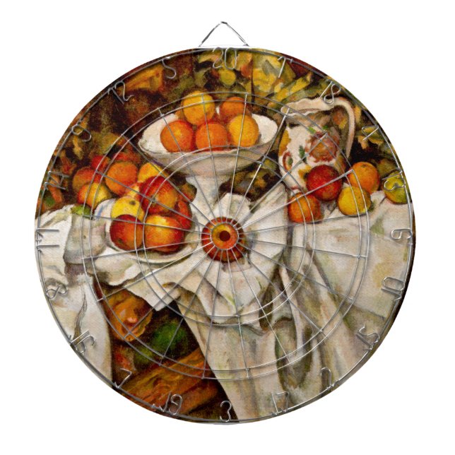 Cible De Fléchettes Paul Cezanne Pommes Oranges Impressionnisme (Devant)