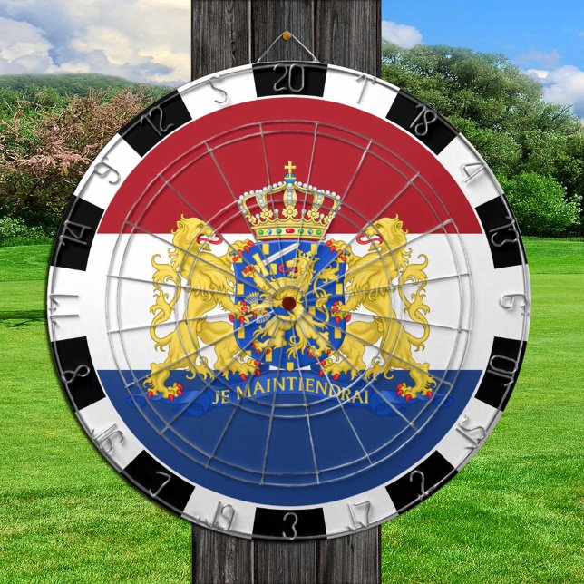 Cible De Fléchettes Pays-Bas Dartboard, jeu de société, drapeau néerla (Créateur téléchargé)