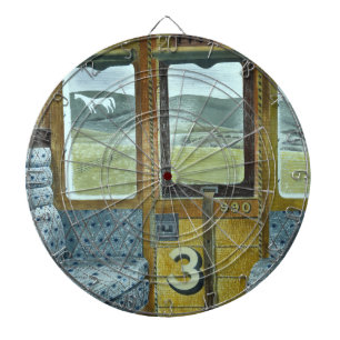 Cible De Fléchettes Paysage du train (par Eric Ravilious)