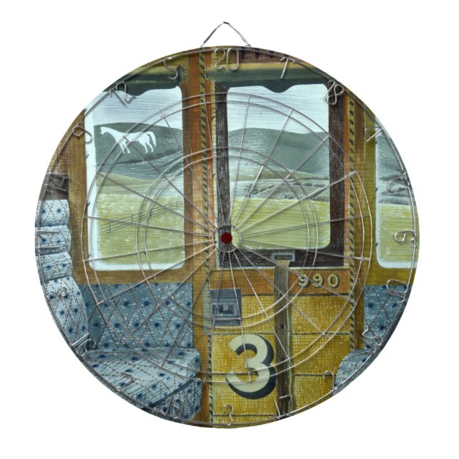 Cible De Fléchettes Paysage du train (par Eric Ravilious) (Devant)