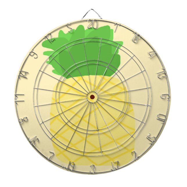 Cible De Fléchettes peinture à l'ananas (Devant)