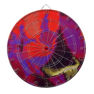 Cible De Fléchettes Peinture Abstraite   Art Abstrait 27