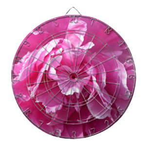 Cible De Fléchettes Peony rose
