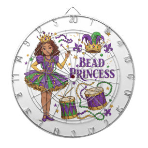 Cible De Fléchettes Perle Princess - Mardi Gras