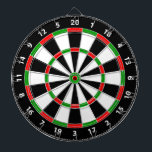 Cible De Fléchettes Personalized Dartboard<br><div class="desc">A dartboard is a popular recreational and competitive game that provides hours of fun for players of all ages and skill levels. Typically made from sisal fibers, cork, or electronic components, dartboards are designed to withstand the impact of darts while offering precise scoring zones. Standard dartboards feature a circular design...</div>