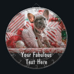 Cible De Fléchettes Personalized Photo and Text<br><div class="desc">Hit the bullseye with fun on our Personalized Photo & Text Dart Board! Transform your game room, bar, or man cave into a truly unique space. Customize the board with your favorite photo and personalized text – a family portrait, a funny inside joke, a team logo, or a motivational message....</div>