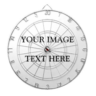 Cible De Fléchettes Personnalisé Personnalisé Votre Propre Photo & T