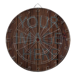 Cible De Fléchettes Personnalisé Personnalisé Votre Propre Photo & Tex