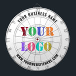 Cible de flechettes personnalisée du logo de l'ent<br><div class="desc">Couleurs et polices personnalisées - Concevez vos propres tableaux de bord personnalisés avec votre entreprise Logo et nom Site Web ou Texte personnalisé Entreprise Cible de flechettes personnalisée - Ajoutez votre logo / image ou code QR - Photo / et texte / Information / Plus - Redimensionnez et déplacez les...</div>