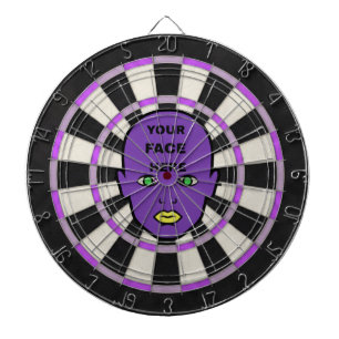 Cible de fléchettes personnalisée violette – Ajout
