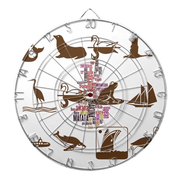 Cible De Fléchettes Personnaliser (Devant)