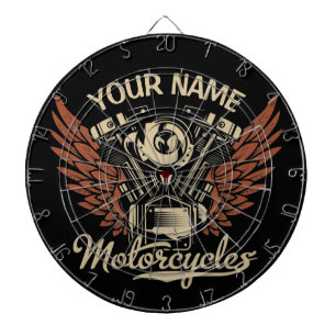Cible De Fléchettes  Personnaliser Motocyclettes Motocyclettes Garage 