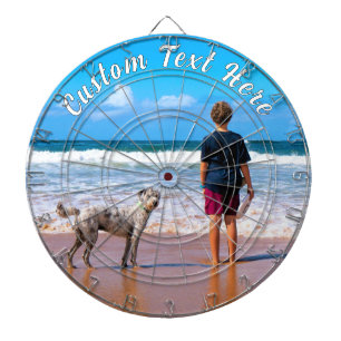 Cible De Fléchettes Personnalisez votre photo de compagnie de fléchett