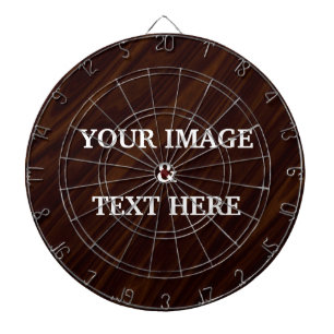 Cible De Fléchettes Personnalisez votre propre photo et texte