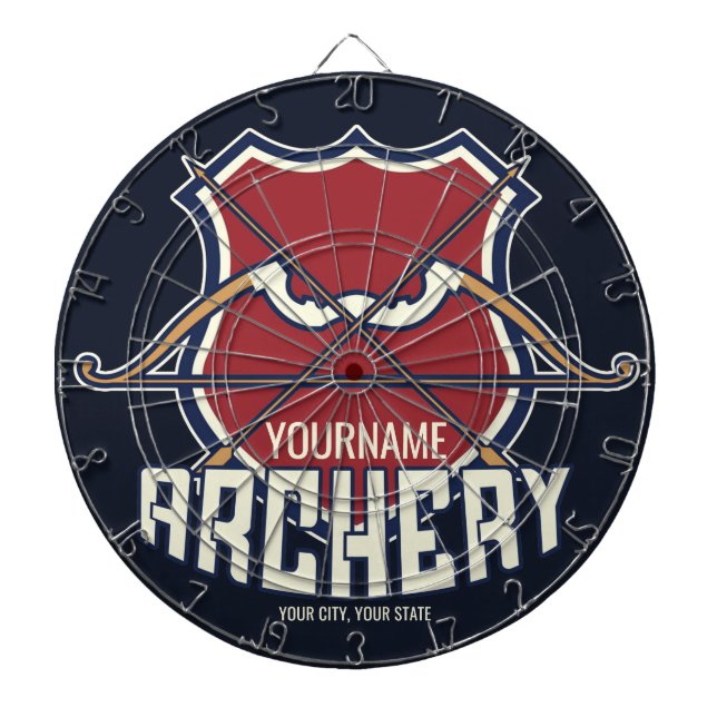 Cible De Fléchettes Personnalized Archery Sports Recurve Bow Arrow (Devant)