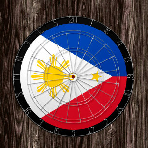 Cible De Fléchettes Philippine Flag Dartboard, Philippines /game board