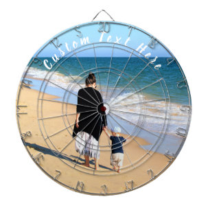 Cible De Fléchettes Photo et texte personnalisés - Votre propre desig