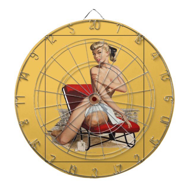 Cible De Fléchettes Pin- (Devant)