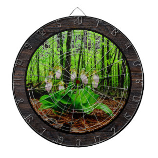 Cible De Fléchettes Pink Lady Slipper sauvage orchidée