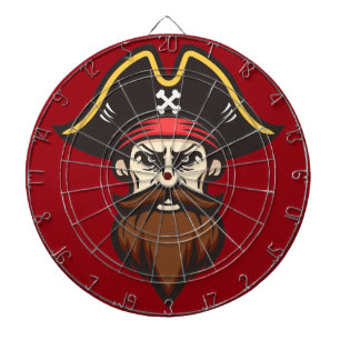 Cible De Fléchettes Pirate Mascot Darboard