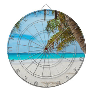 Cible De Fléchettes Plage Paradis Tropical