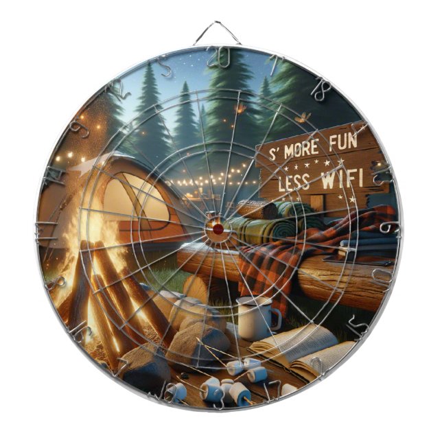 Cible De Fléchettes Planche à fléchettes de camping « S’more Fun » – D (Devant)