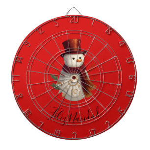 Cible De Fléchettes Planche à fléchettes Joyeux Noël - Feliz Navidad