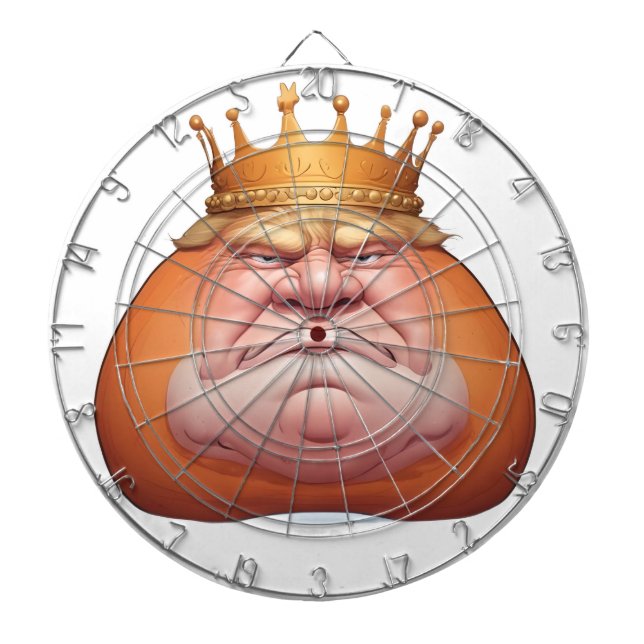 Cible De Fléchettes Planche de fléchettes Blob Trump roi de l'IA (Devant)