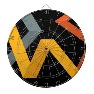 Cible De Fléchettes PLayful, dynamique, moderne, urbain