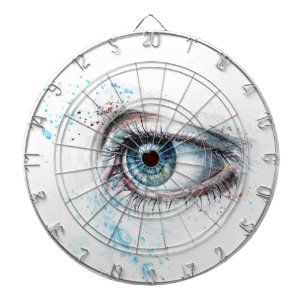 Cible De Fléchettes Pleurer l'oeil bleu (tristesse, sympathie et dépre