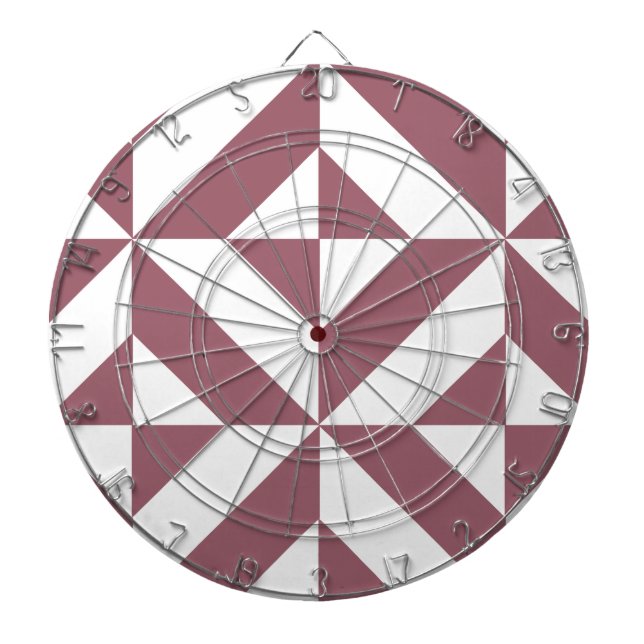 Cible De Fléchettes Plum Geometric Deco Cube Pattern (Devant)