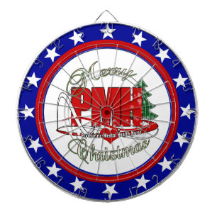 Cible De Fléchettes PMH Psychiatric Mental Health Nurse CHRISTMAS