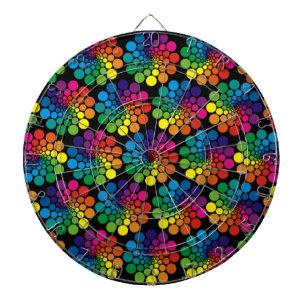 Cible De Fléchettes Points de couleur Cercle Motif + votre arrière - p