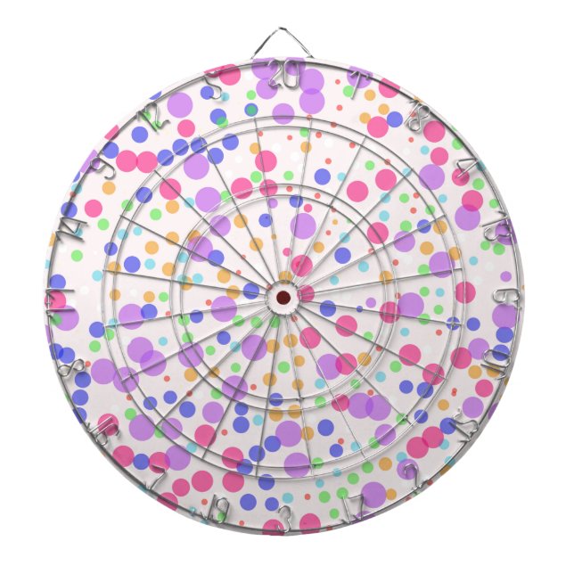 Cible De Fléchettes Points en rose (Devant)