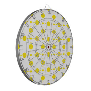 Cible De Fléchettes Points jaunes, Motif à pois, Points, Pointillé