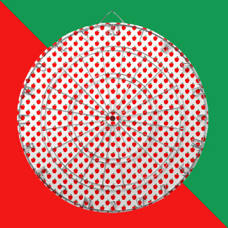 Cible De Fléchettes Pomme Motif Fruit rouge