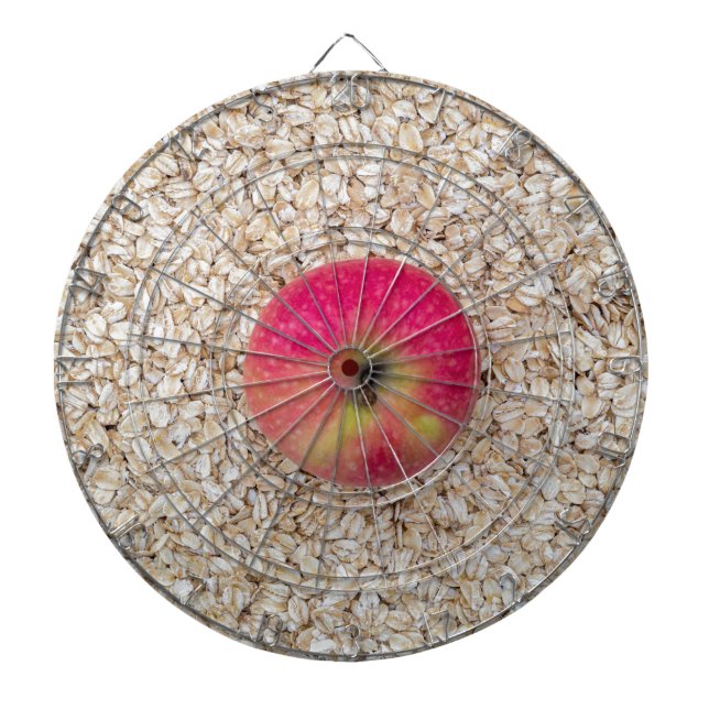 Cible De Fléchettes Pomme sur avoine (Devant)