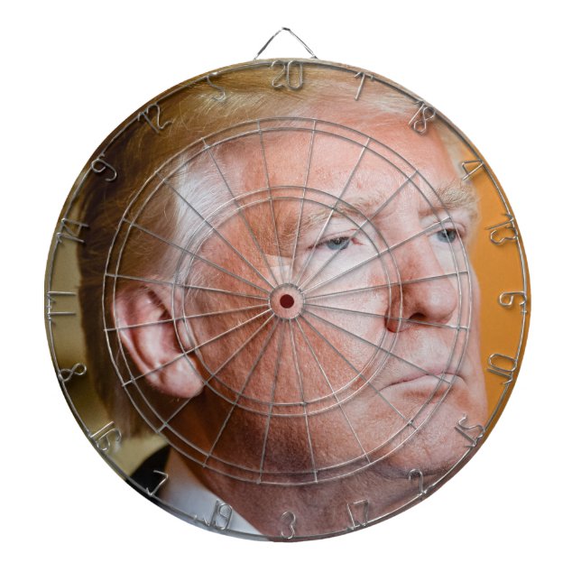 Cible De Fléchettes Portrait de Donald Trump (Devant)