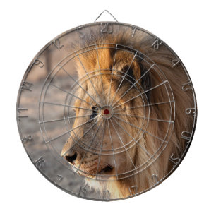 Cible De Fléchettes Portrait de Lion