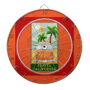 Cible De Fléchettes Poster : Travel California