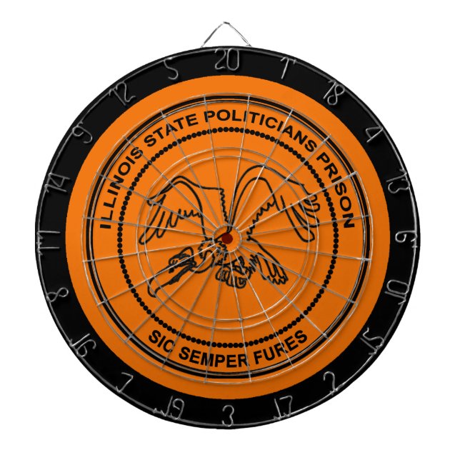 Cible De Fléchettes Prison des politiciens de l'Illinois (Devant)