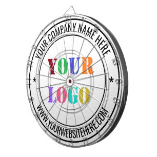 Cible de flechettes promotionnelle du logo personn