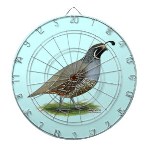 Cible De Fléchettes Quail de la Californie