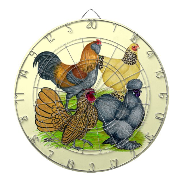 Cible De Fléchettes Quatuor Bantam (Devant)