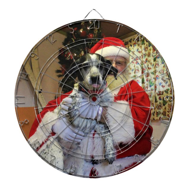 Cible De Fléchettes Quelqu'un obtenant le charbon pour Noël (Devant)