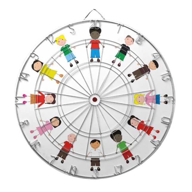 Cible De Fléchettes Rangée Enfants (Devant)
